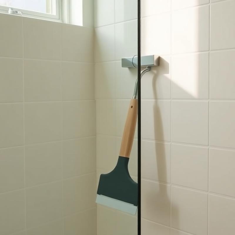 Douchewisser voor glazen douchewand