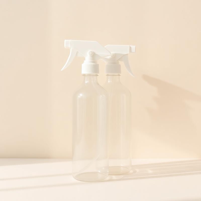 Lege sprayfles voor zelfgemaakt schoonmaakmiddel